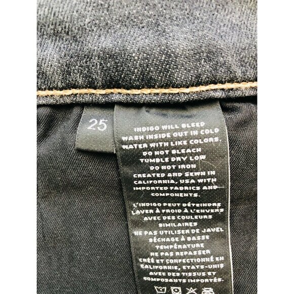 J Brand Womens Denim Gray Johnny Cropped Jeans Size 25 Obecura JB001564 - Picture 4 of 11